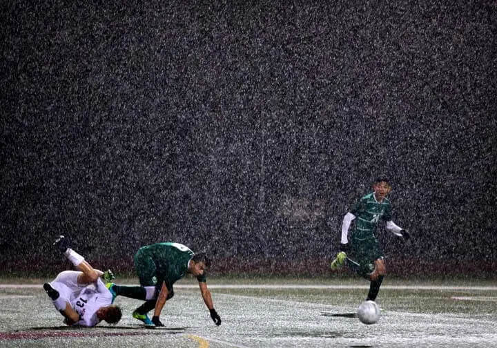 can you play soccer in the rain - Featured Image