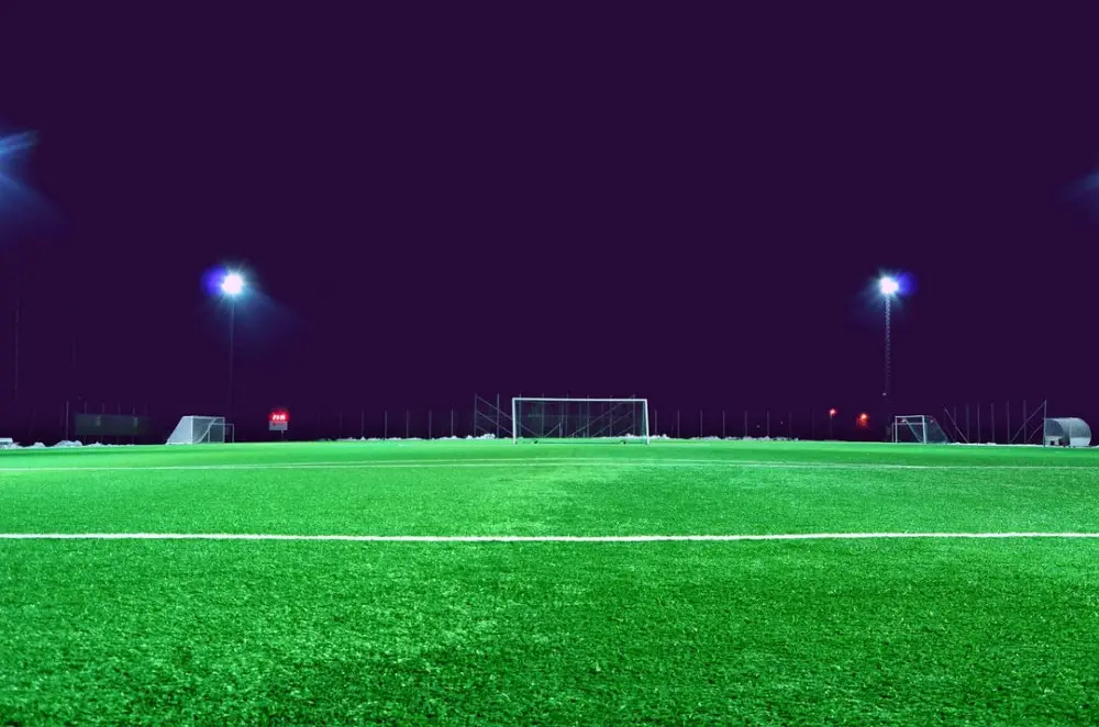 What is overtime in soccer - An empty soccer pitch