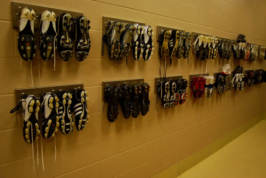 what do you do with old soccer cleats - donate old cleats to a local thrift store
