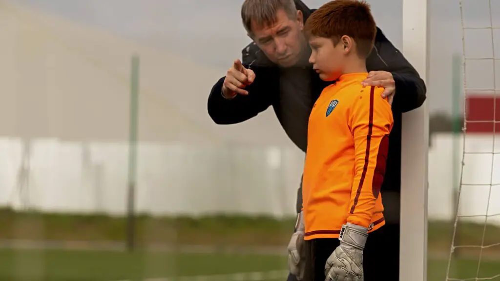 Mental Preparation for soccer - A coach talking to his goalkeeper