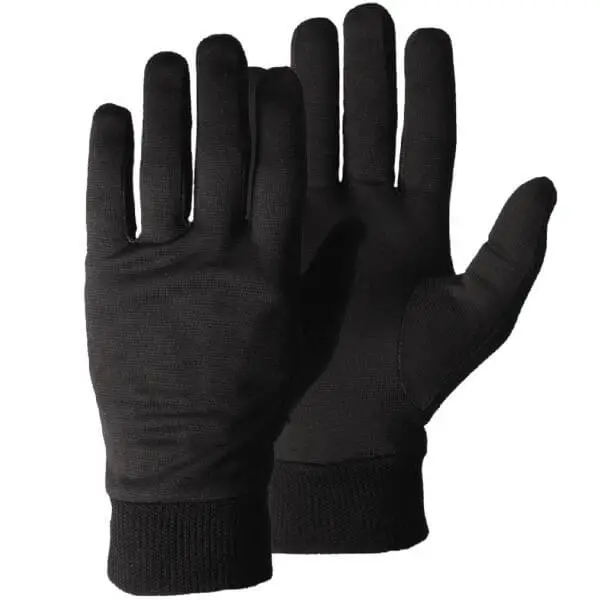 A black pair of Reusch Dryzone Inner Glove