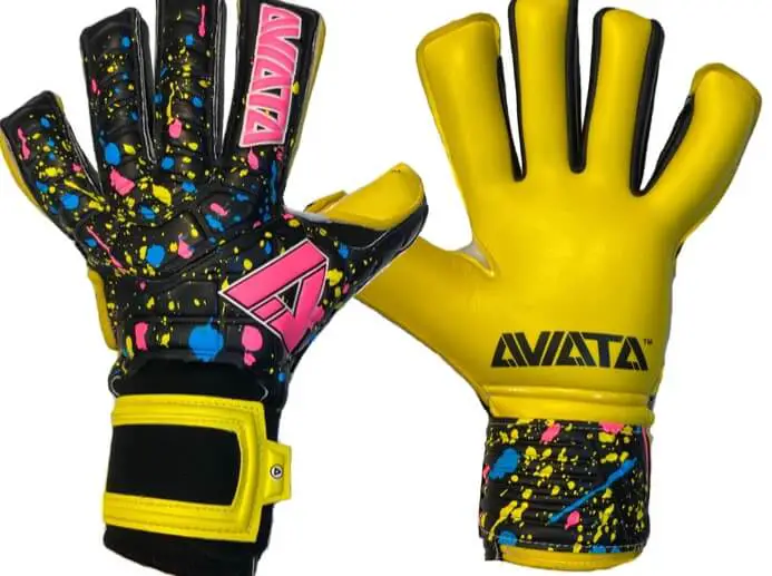 Goalie gloves for coal weather - Aviata stretta neo splash