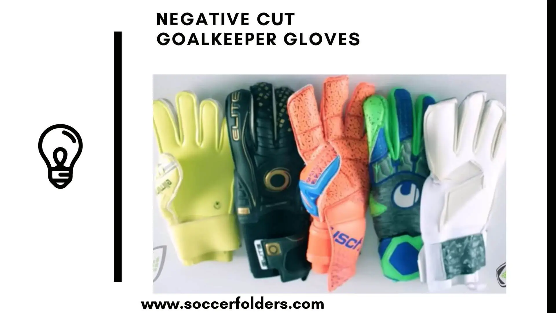 Negative cut goalkeeper gloves - Featured image