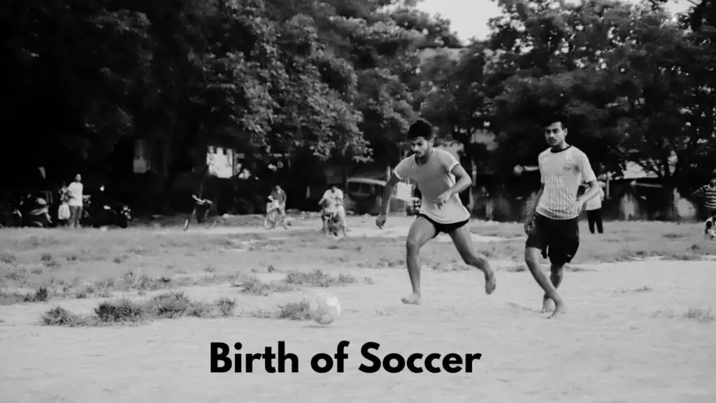 Why is football called soccer - Two youth players chasing the ball