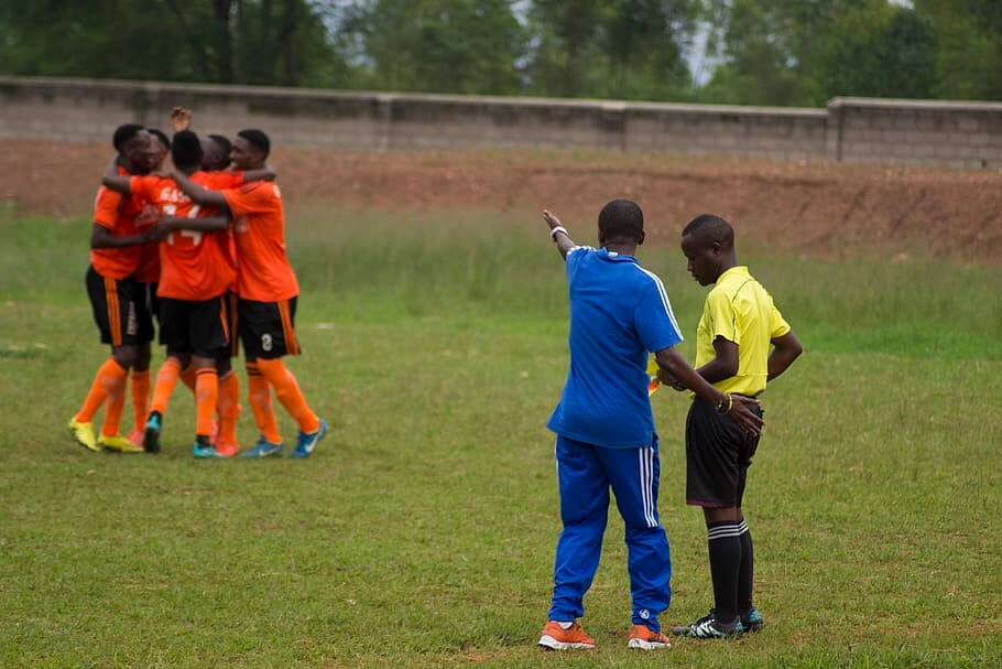 The importance of teamwork in soccer - Goal celebration