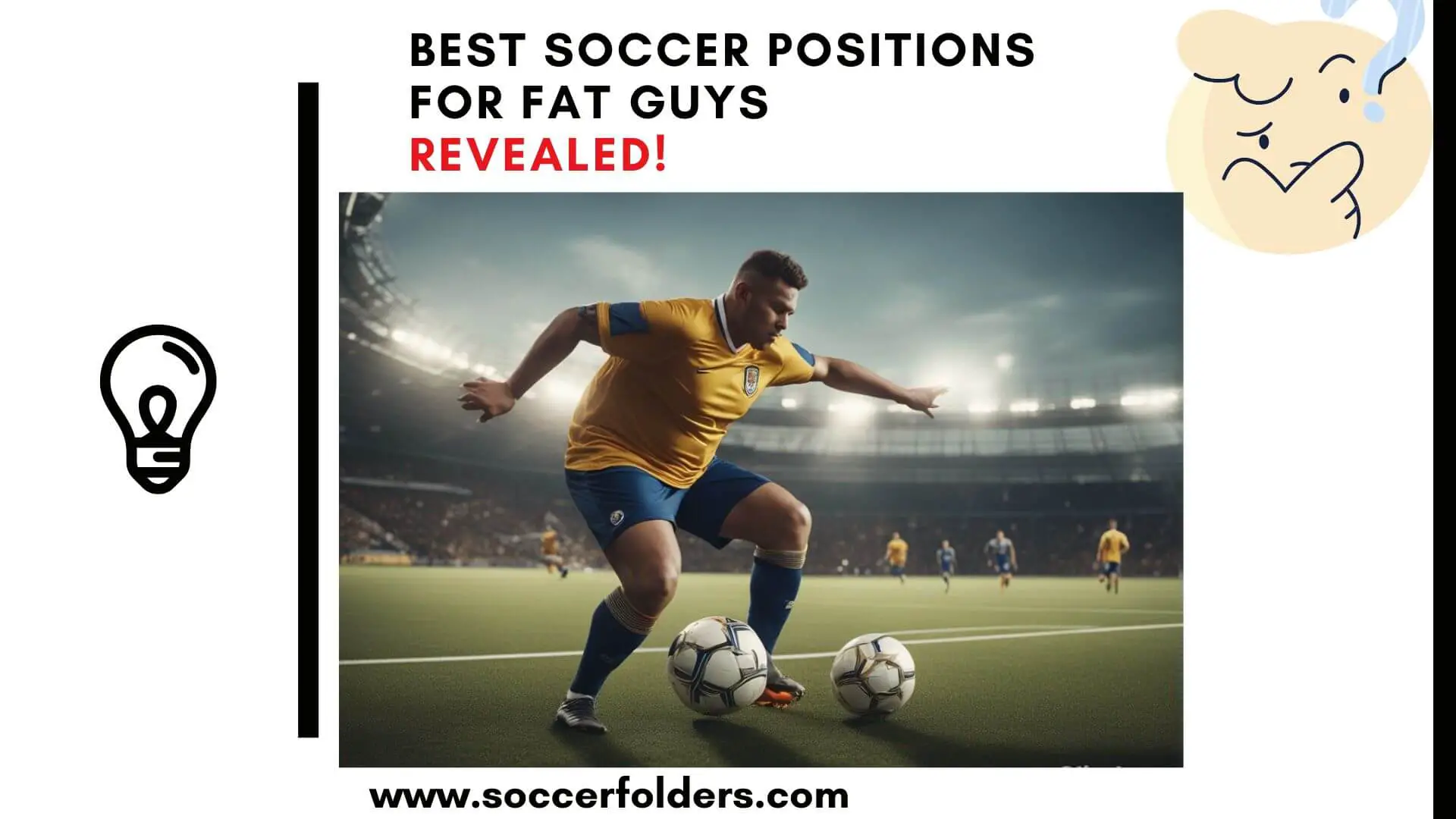 Best soccer positions for fat guys - Featured image