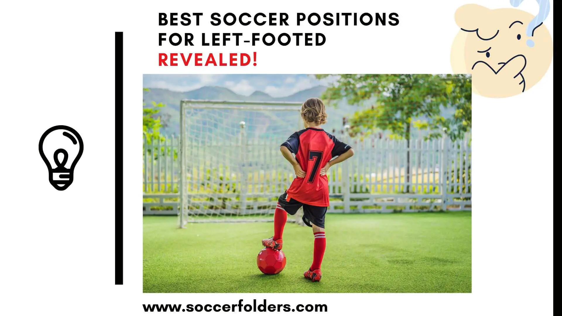 Best soccer positions for left footed players - Featured image