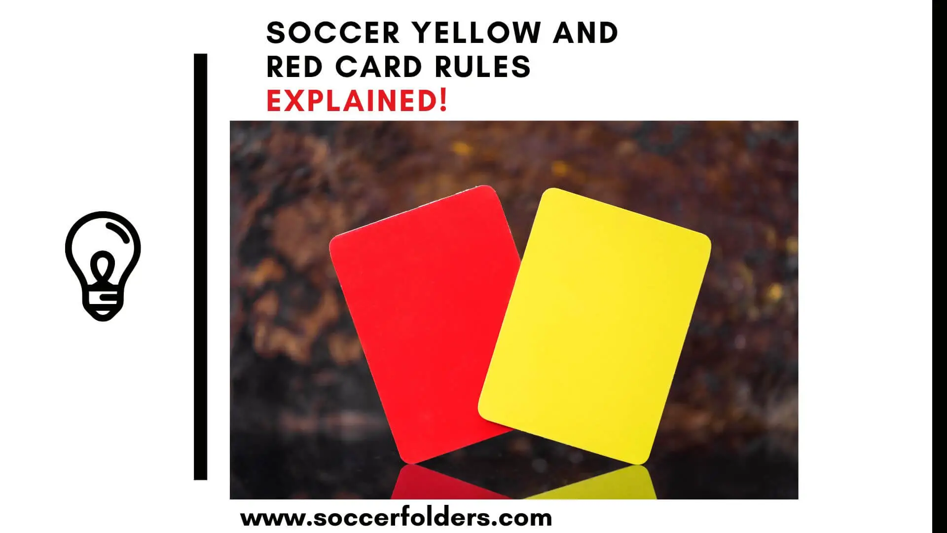 soccer yellow and red cards rules - Featured image