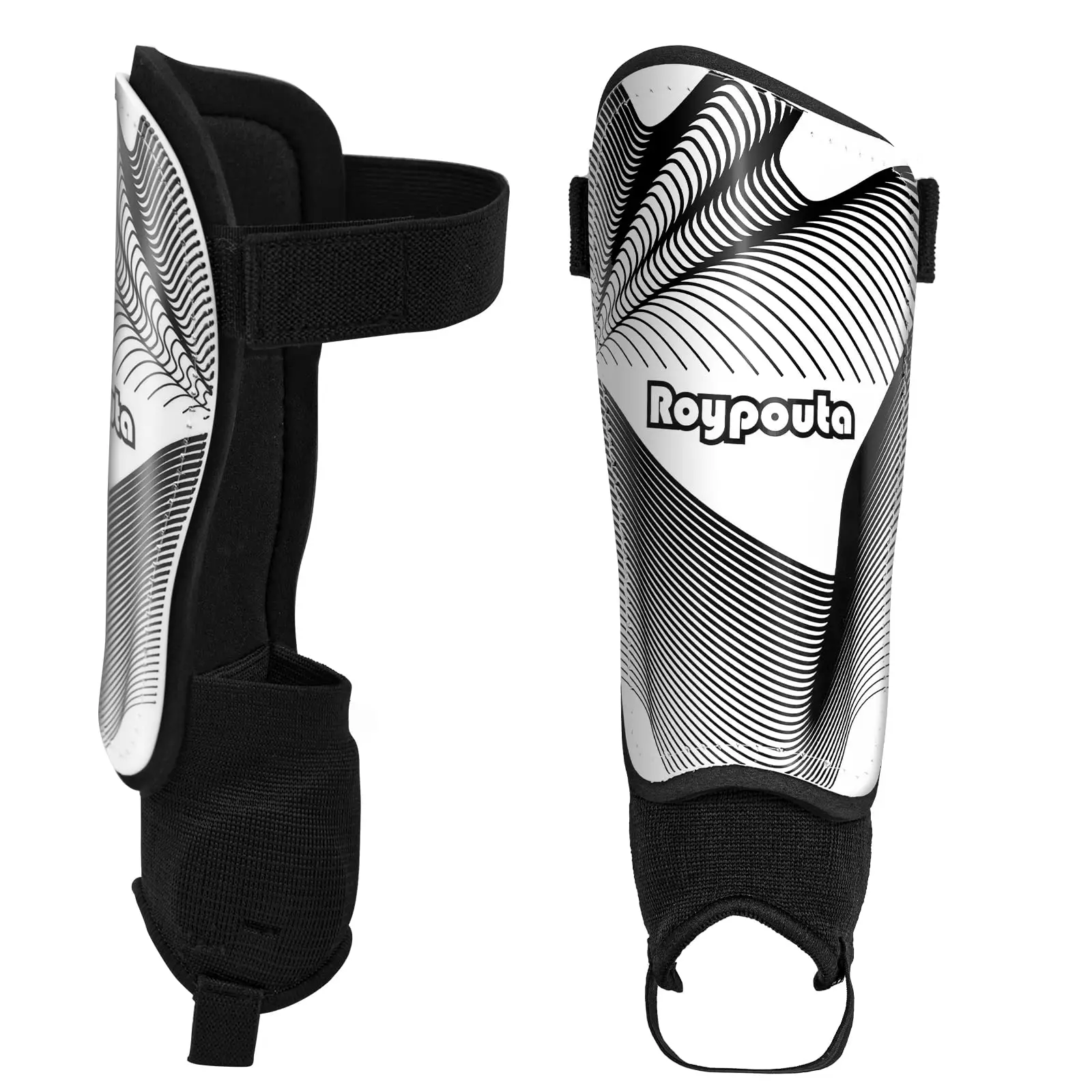 ROYPOUTA Shin Guards Soccer Youth with Ankle Protection